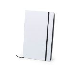 a5 notitieboek fraguen met 100 bladzijden. - zwart