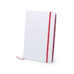 a5 notitieboek fraguen met 100 bladzijden. - rood