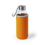 glazen fles 420 ml - oranje