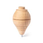 draaitop van massief hout met katoenen touw gupy