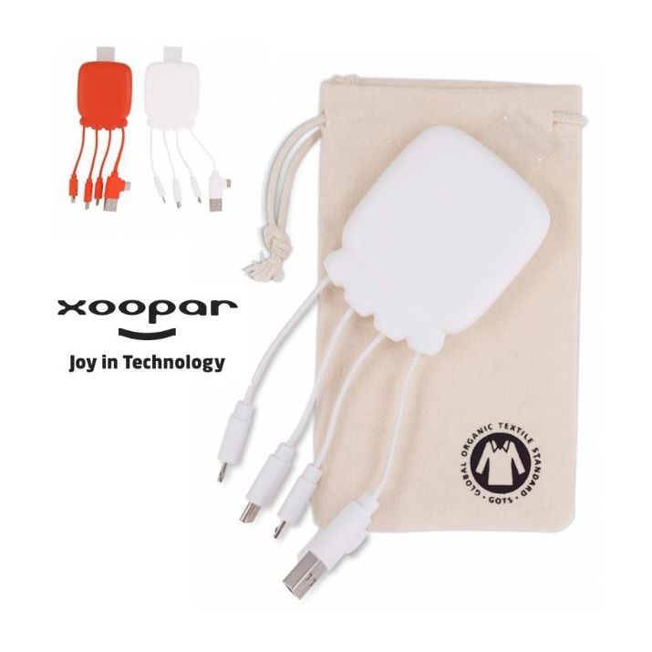 xoopar octopus gamma 2 bio charging cable w