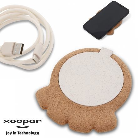xoopar corktopus wireless charging pad 10w