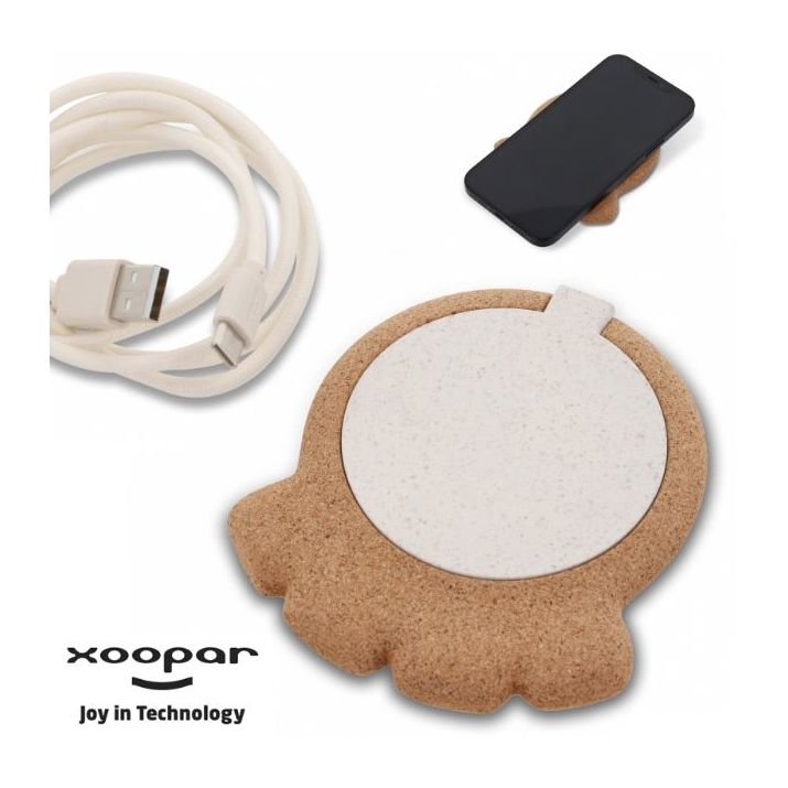 xoopar corktopus wireless charging pad 10w
