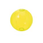 strandbal van transparant pvc. 28 cm nemon - geel