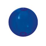 strandbal van transparant pvc. 28 cm nemon - blauw