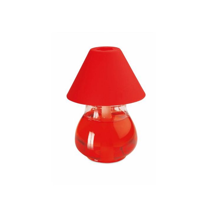 luchtverfrisser in vorm van lamp - rood