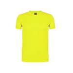 t-shirt volwassene 100% polyester 135 gr/m2 - geel