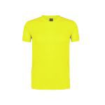 t-shirt volwassene 100% polyester 135 gr/m2 - geel