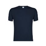 volwassene t-shirt katoen 130 gr. maten s tot xxl - marine