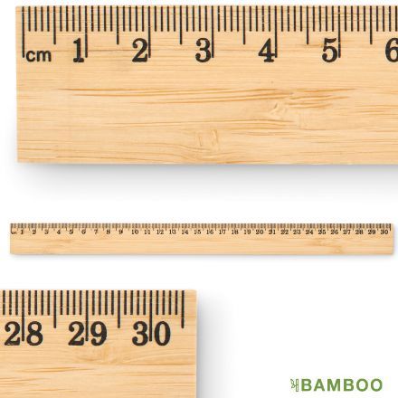 bamboe liniaal 30cm