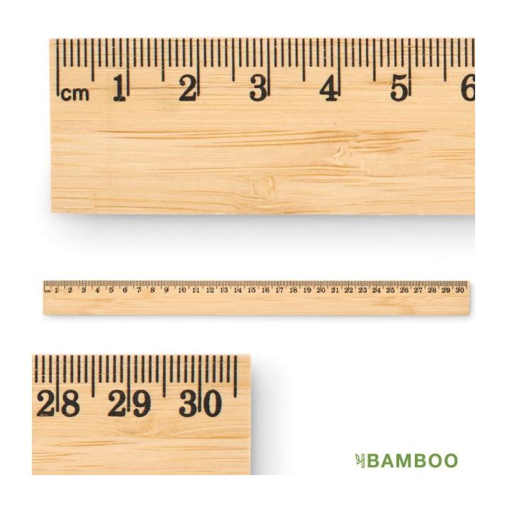 bamboe liniaal 30cm