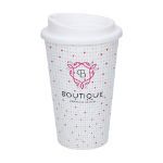 coffee mug premium koffiebeker 350 ml - wit