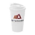 coffee mug premium deluxe 350 ml koffiebeker - wit