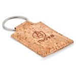 sleutelhanger rechthoek kurk