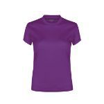 vrouwen t-shirt polyester. - paars