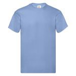 katoen kleuren t-shirt 140 gr fruit of the loom - licht blauw
