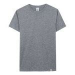 r-pet polyester t-shirt 135 gr rits xs-xxl - grijs