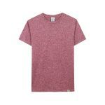 r-pet polyester t-shirt 135 gr rits xs-xxl - rood