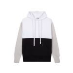3-kleurige sweatshirt 280 gr. skon xs-xxl - zwart
