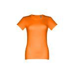 thc ankara t-shirt voor vrouwen 190 gr polyester - oranje