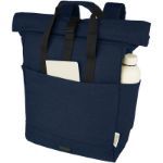 15 inch recycled canvas rolltop laptoptas