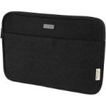 14 inch recycled canvas laptophoes - zwart