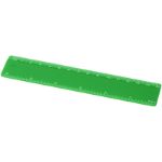 refari liniaal van 15 cm van gerecycled plastic - groen