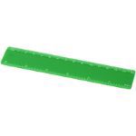refari liniaal van 15 cm van gerecycled plastic - groen