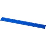 refari liniaal van 30 cm van gerecycled plastic - blauw