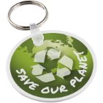 tait cirkelvormige gerecyclede sleutelhanger
