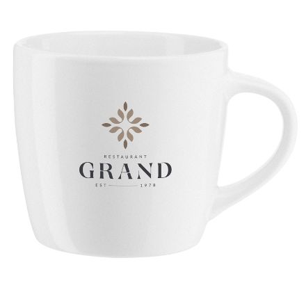 keramische witte mok 340 ml