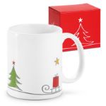 keramische mok met kerstversiering ancelle