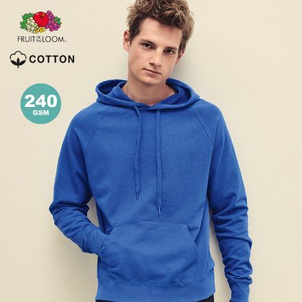 hooded fleece sweatshirt 240 gr. fruit of the loom