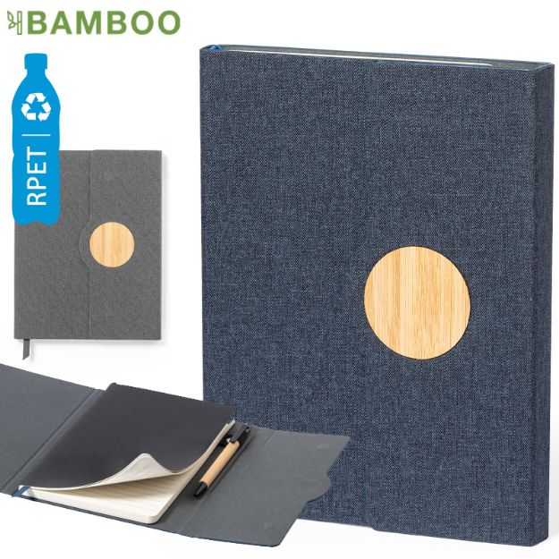 r-pet notitieblokje 80 blaadjes aquo