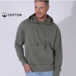 hooded sweatshirt katoen 280 gr. grea xs-xxl