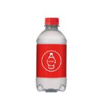 bronwater 330 ml met draaidop - rood