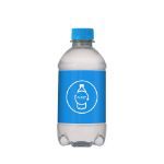 bronwater 330 ml met draaidop - licht blauw