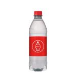 bronwater 500 ml met draaidop - rood