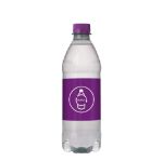 bronwater 500 ml met draaidop - paars