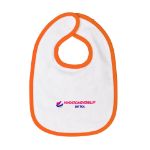 badstof slabbetje - oranje