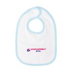 badstof slabbetje - licht blauw