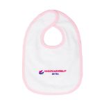 badstof slabbetje - roze