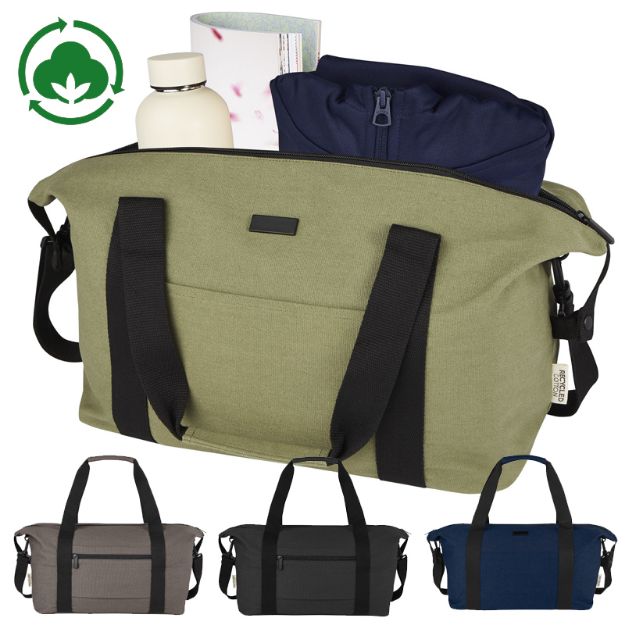 recycled canvas duffel bag, 25 l