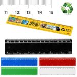 refari liniaal van 15 cm van gerecycled plastic