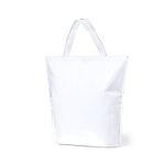 koeltas gelamineerd non woven - wit