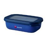 multikom cirqula rechthoekig 500 ml lunchbox - blauw