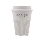 circular co returnable cup lid 227 ml koffiebeker - wit