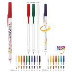 bic® round stic balpen blauwschrijvend
