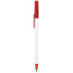 bic® round stic balpen blauwschrijvend - rood
