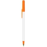 bic® round stic balpen blauwschrijvend - oranje